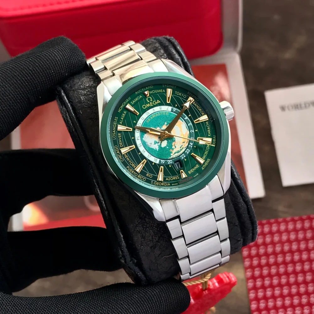 Aqua Terra 150M Co-Axial Master Chronometer GMT Worldtimer 43 mm