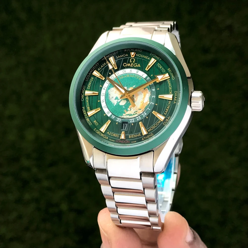 Omega Aqua Terra 150M Co-Axial Master Chronometer GMT Worldtimer 43 mm