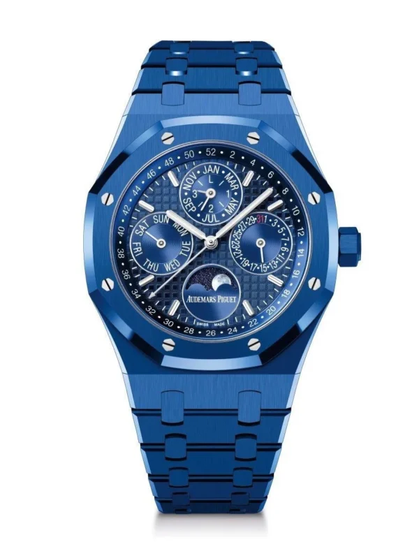 Audemars Piguet Royal Oak Perpetual Calendar in Blue Ceramic 26579CS