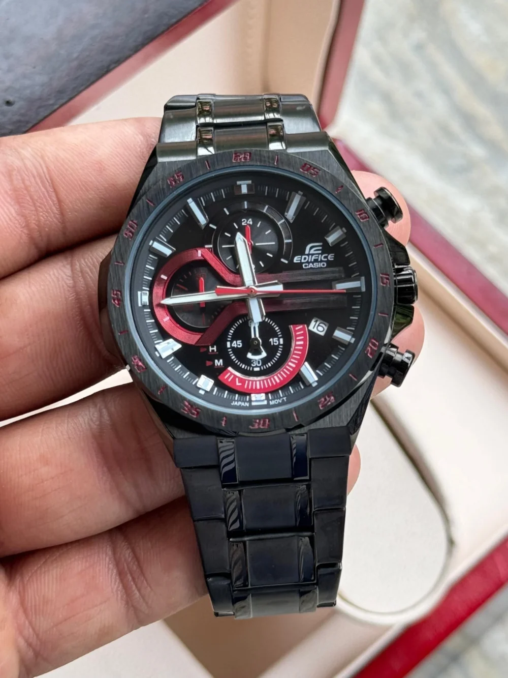Casio Edifice Solar Powered Chronograph EQS920PB-1AV Men's Watch