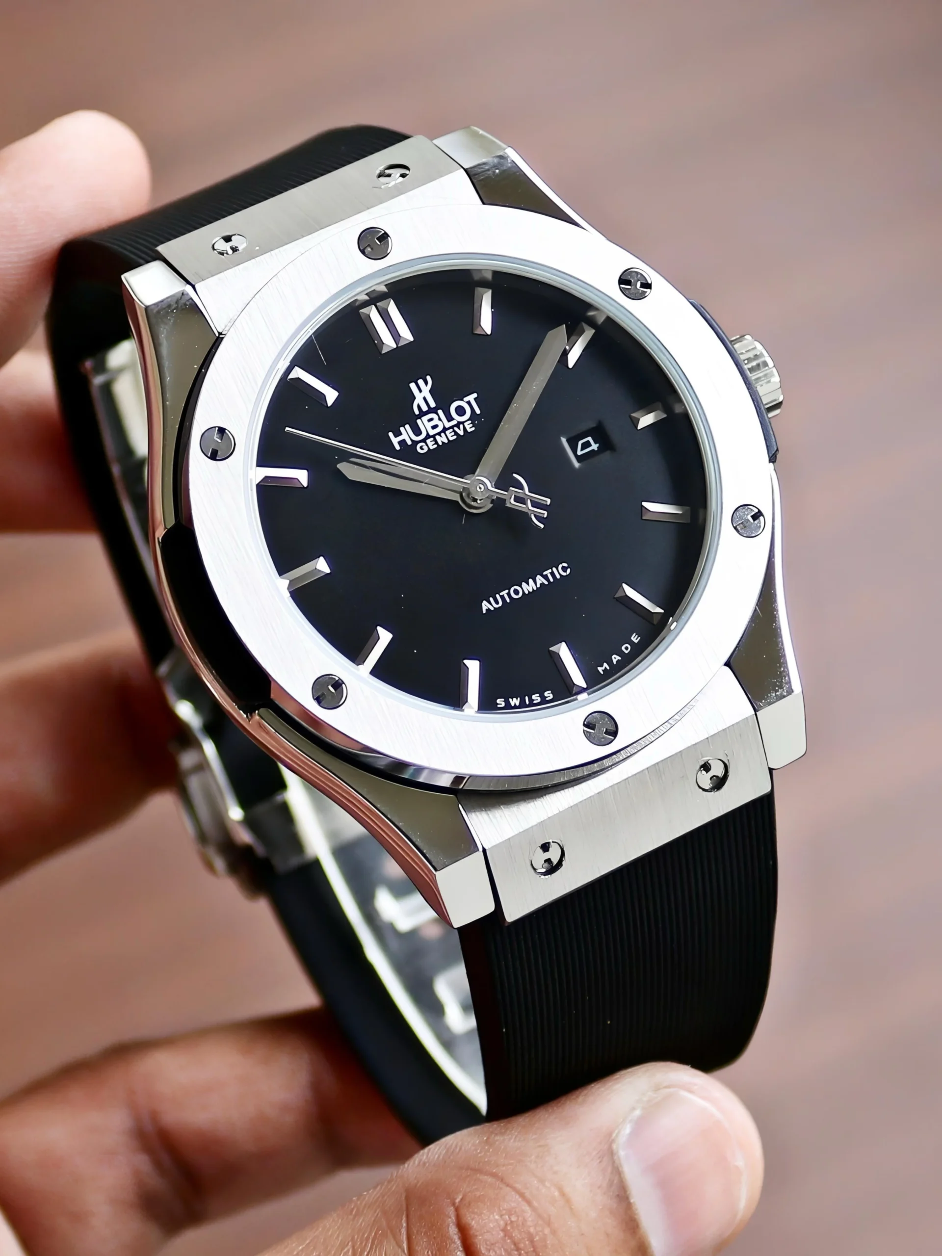 Hublot Classic Fusion Titanium with Black Rubber Strap 45MM Men's Watch