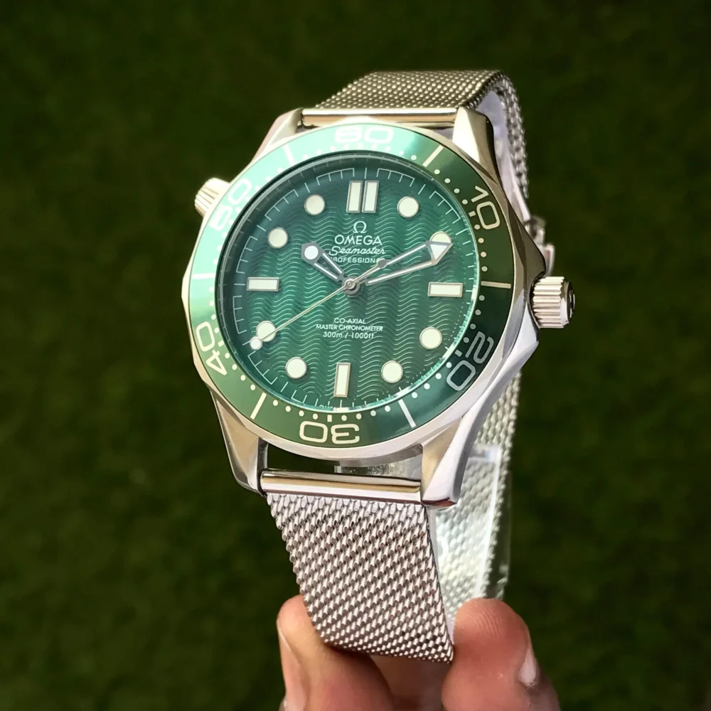 Omega Seamaster Diver 300M James Bond 60th Anniversary Green Dial Men's