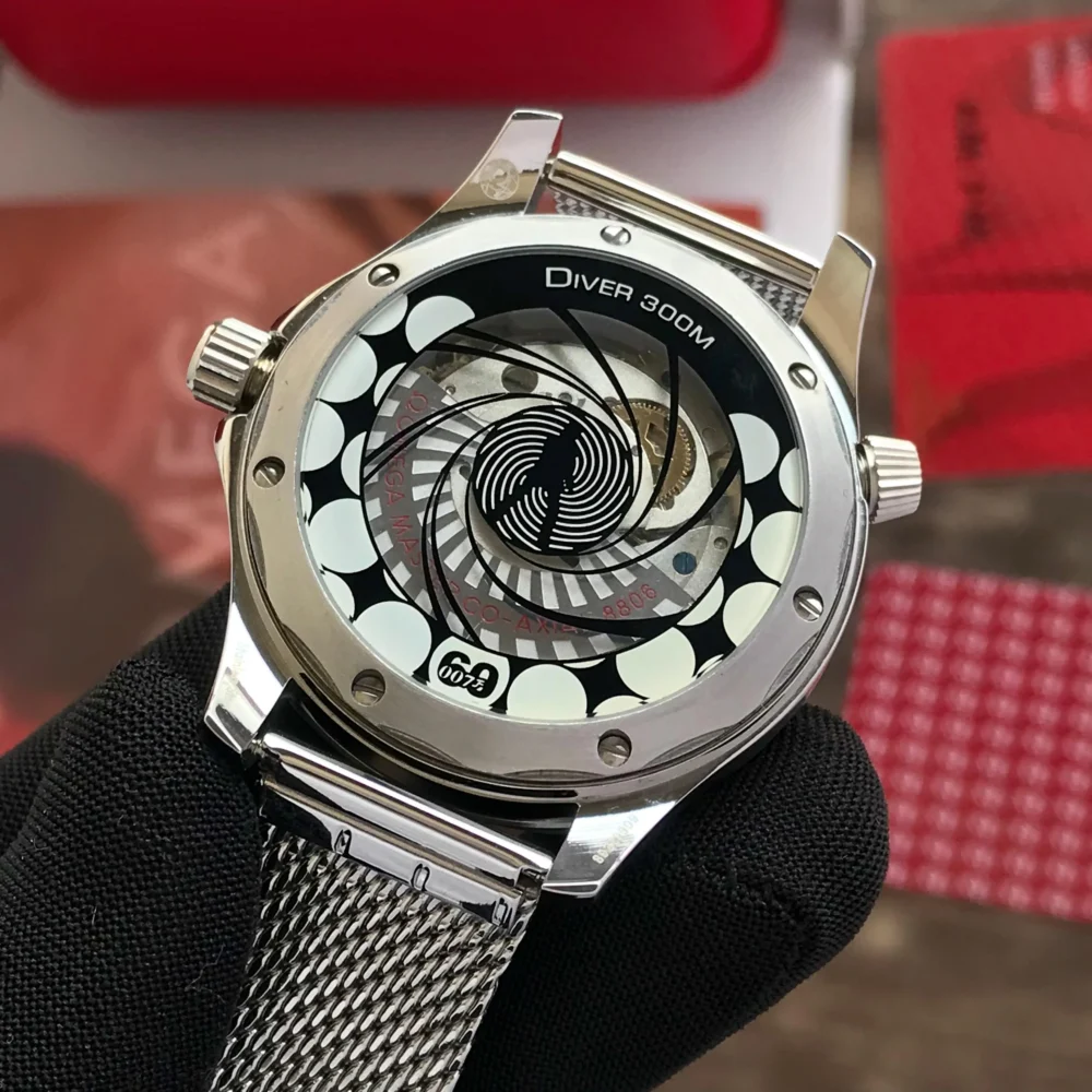 Omega Seamaster Diver 300M James Bond 60th Anniversary Green Dial Men's