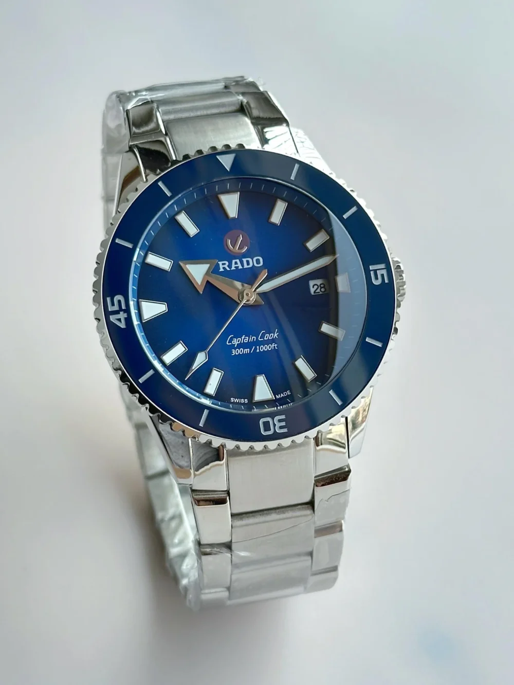 Rado Captain Cook Automatic Blue Dial 42mm Men's Watch
