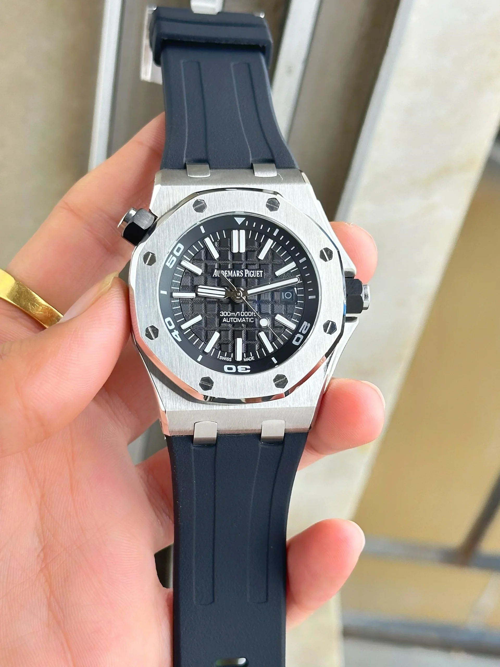 Audemars Piguet Royal Oak Offshore Diver Black 42mm Men's Watch