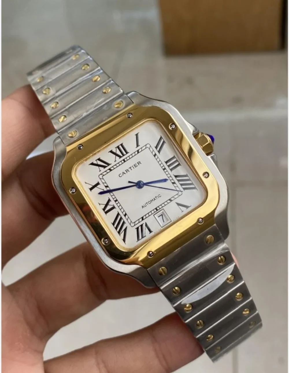 Cartier Santos De 40mm large model Men's watch - Image 2