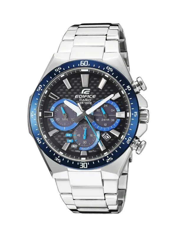 Casio Edifice Solar Chronograph 100m Stainless Steel EQS800CDB-1BV Men's Watch