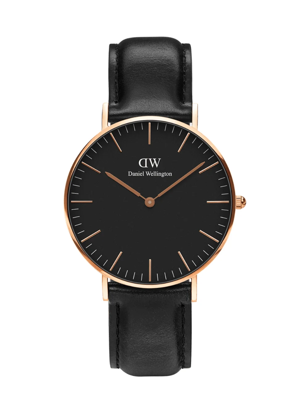 Daniel Wellington Classic Sheffield Rose Gold, Black Dial 40mm