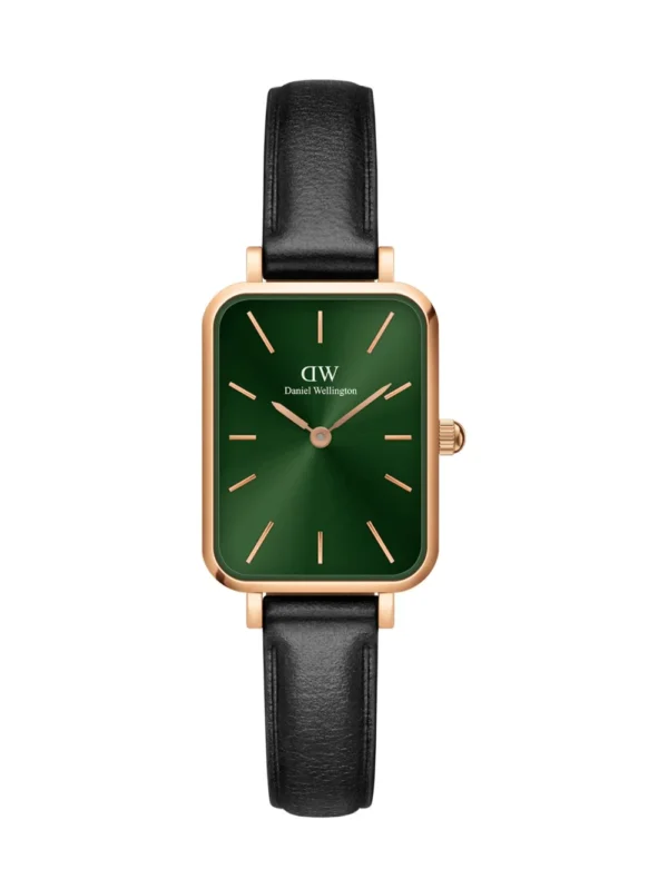 Daniel Wellington DW00100446 Quadro 20X26 Pressed Sheffield RG Emerald Analog Women's Watch