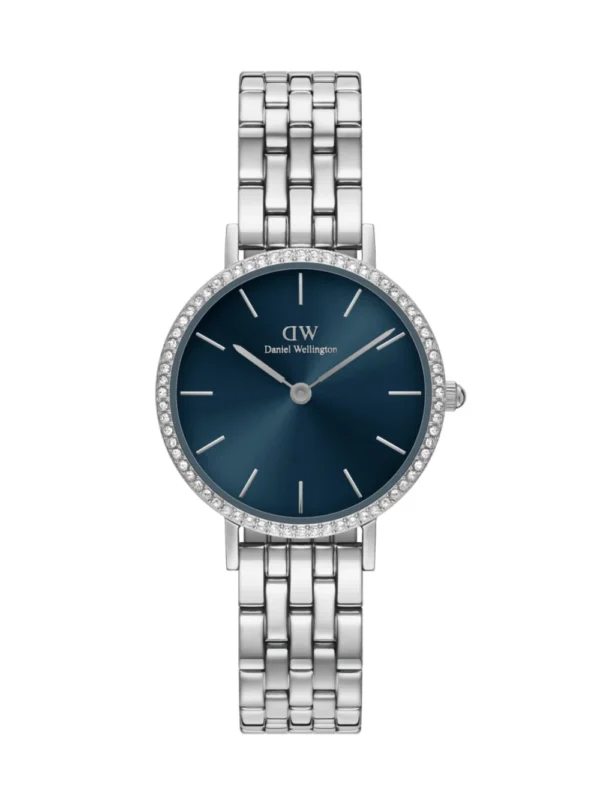 Daniel Wellington Petite Lumine Bezel 5-Link Arctic 28mm Women's Watch