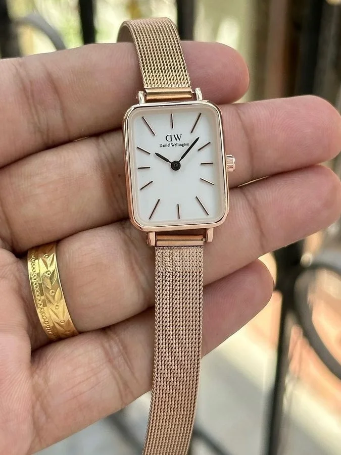 Daniel Wellington Quadro Pressed Melrose 20X26 mm Women's Watch