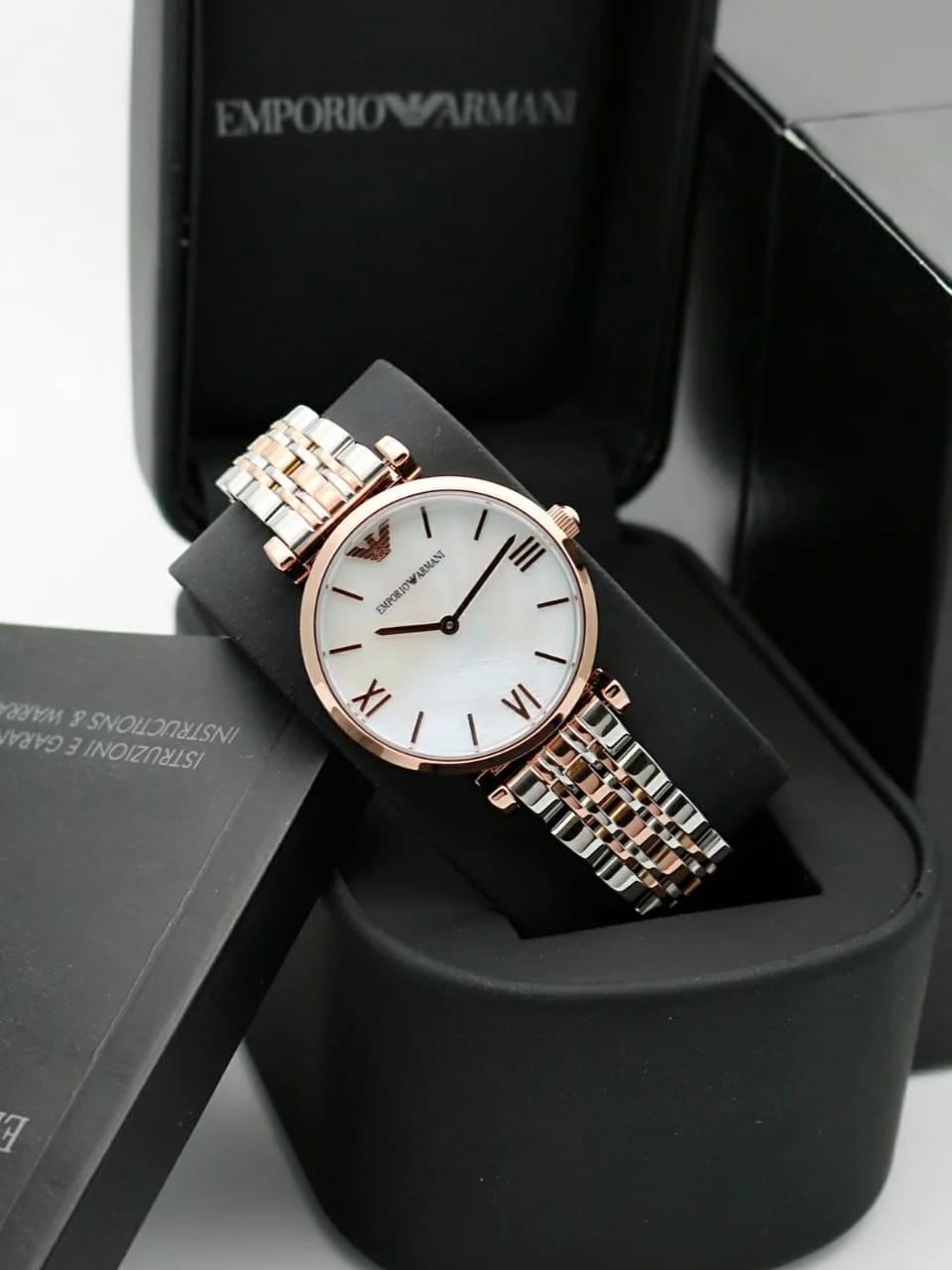 Emporio Armani Gianni Two-Tone AR1683 32 mm Women's Watch