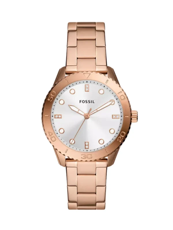 Fossil Dayle Three-Hand Rose Gold-Tone Stainless Steel 38mm Women's Watch