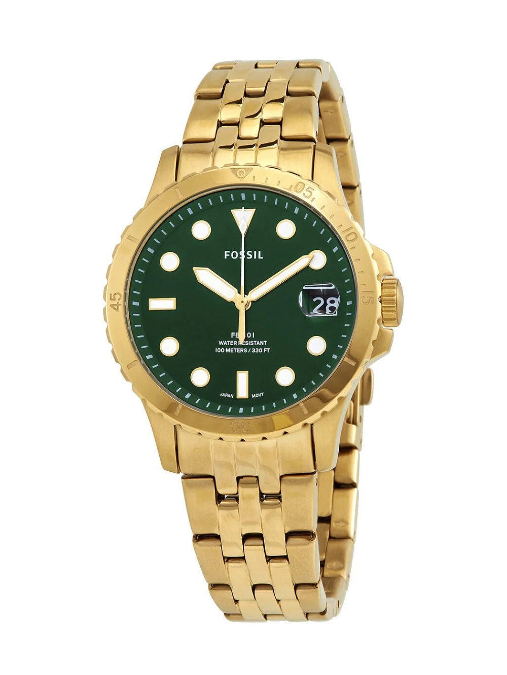 Fossil ES4746 Fb-01 Analog Green Dial 36mm Women's Watch