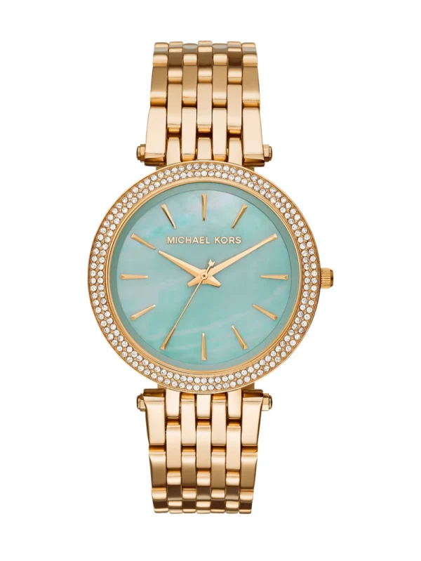 Michael Kors Darci Rose Gold Tone Mint Dial MK3498 39 MM Women's Watch