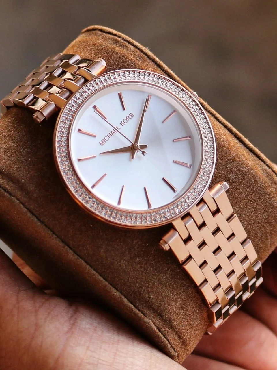 Michael Kors Darci Rose Gold Tone White Dial MK3220 39 MM Women's Watch