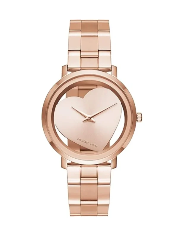 Michael Kors Jaryn Rose Gold Tone Heart Dial MK3622 38 MM Women's Watch