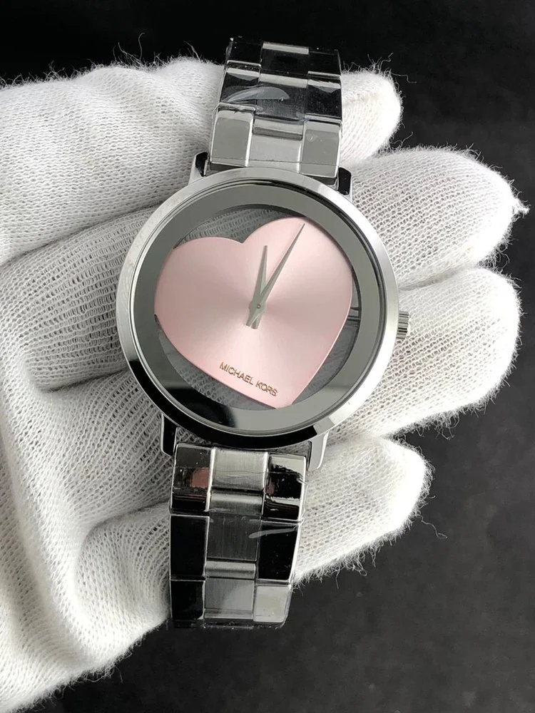 Michael Kors Jaryn Silver-Tone Heart Dial MK3620 38 MM Women's Watch