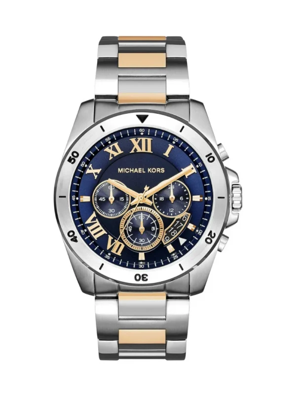 Michael Kors MK8437 Two Tone Brecken Chronograph 44 mm Men's Watch