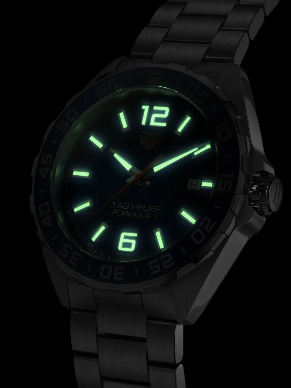 Tag Heuer Formula 1 Date Quartz Green Dial 43 mm Men's Watch