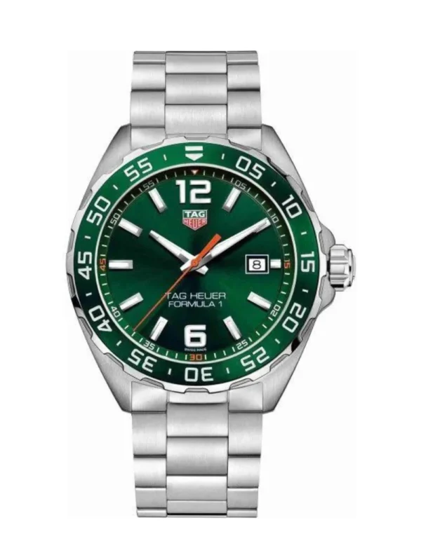 Tag Heuer Formula 1 Date Quartz Green Dial 43 mm Men's Watch