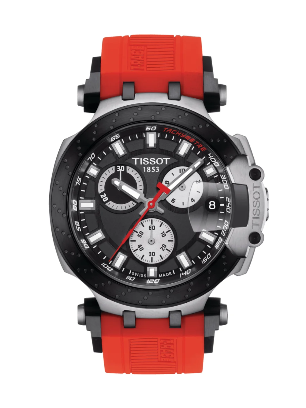 Tissot T-Race Chronograph Red Strap 43mm Men's Watch