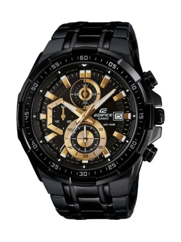 Casio Edifice EFR-539BK-1AVUDF - EX187 Black Gold Men's Watch