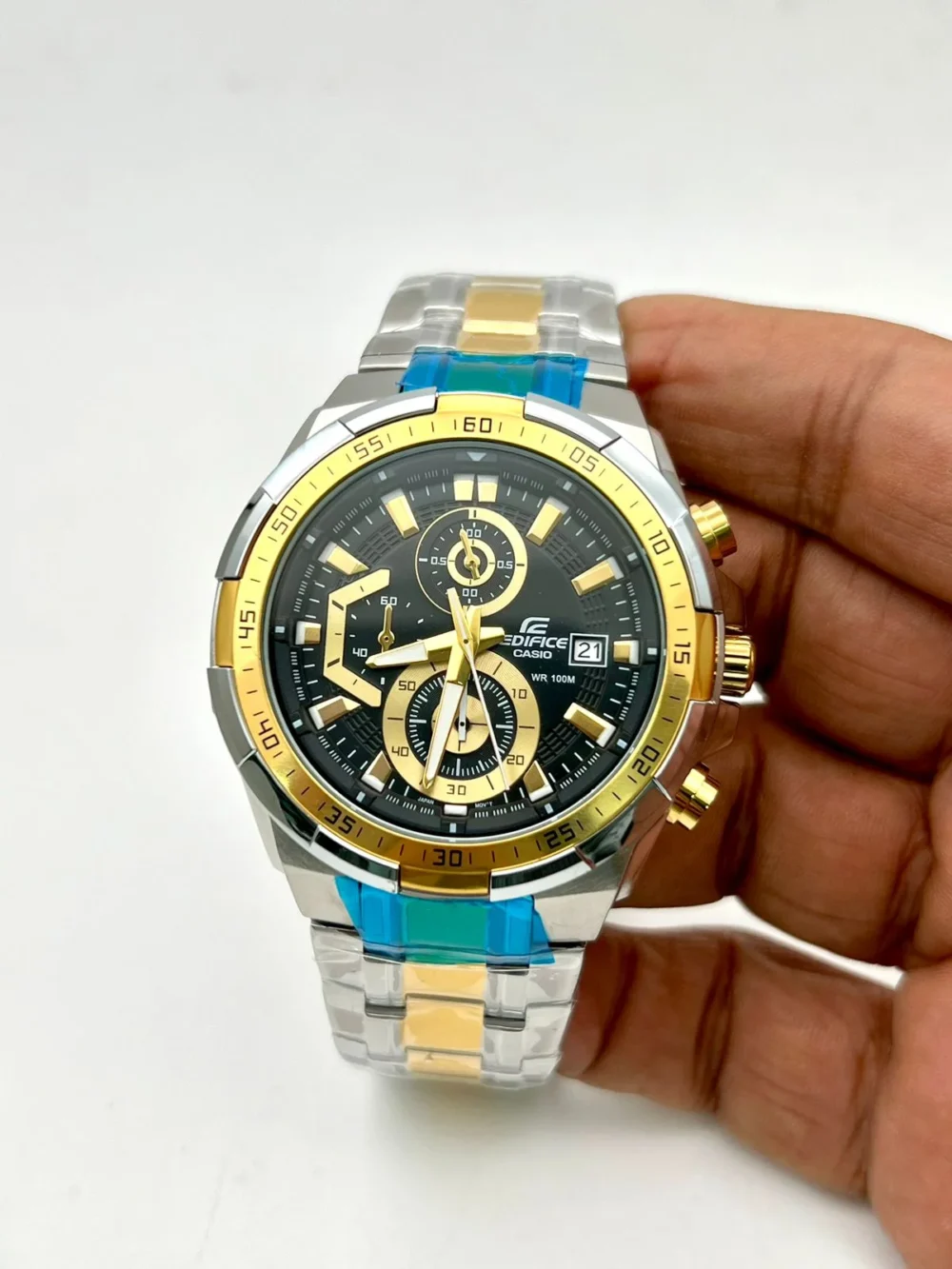 Casio Edifice EFR-539SG-1AVUDF - EX188 Silver & Gold Dual Tone Men's Watch
