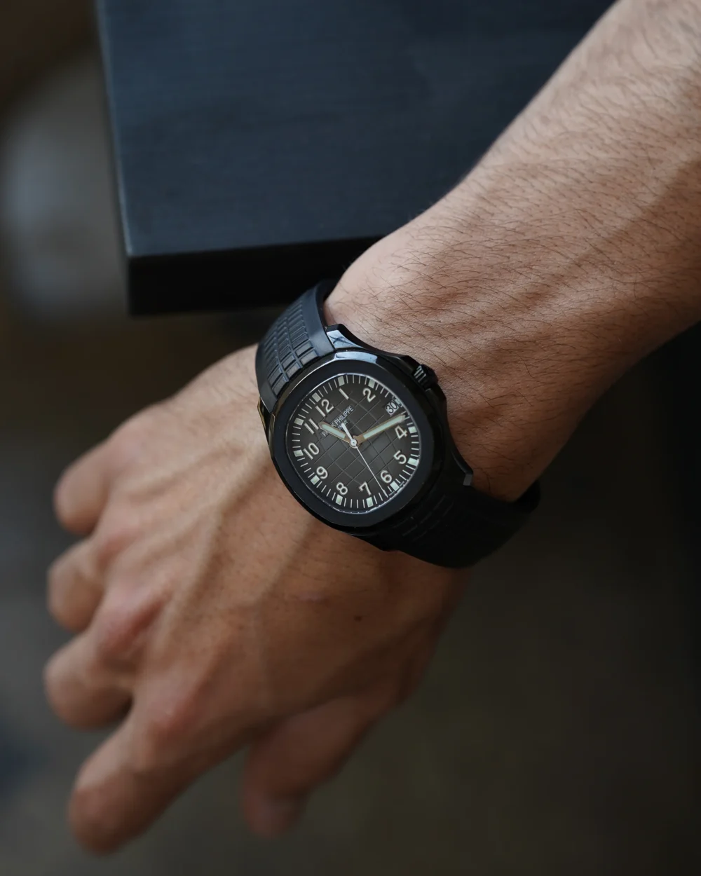 Patek Philippe Aquanaut Black Dial 40mm Men's Watch 5167A