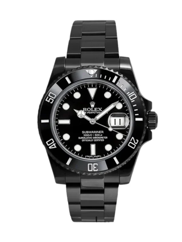 Rolex Submariner Date Full Black 40mm Men's Watch - 116610LN
