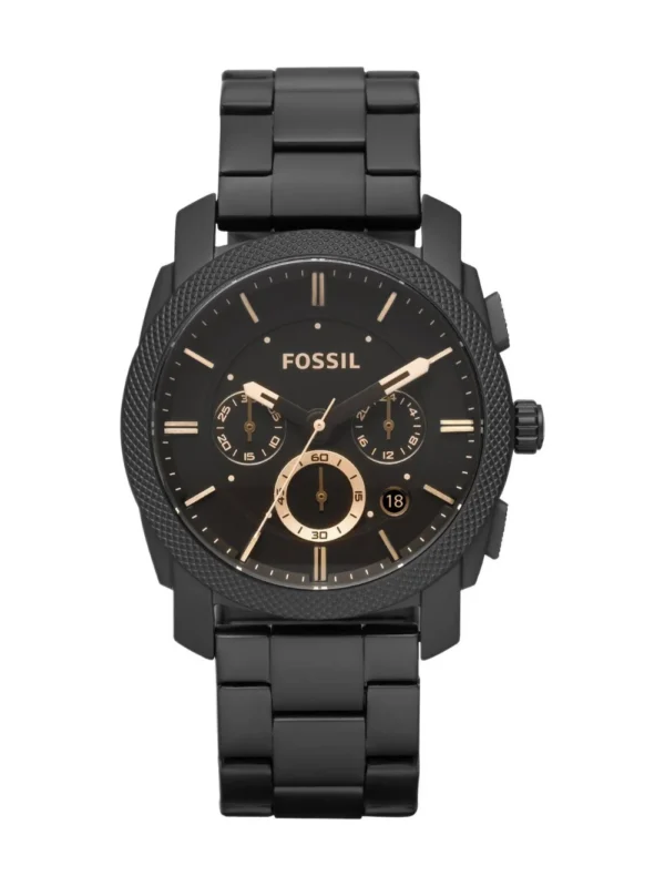 Fossil Machine Chronograph Black Dial 42mm Men's Watch- FS4682