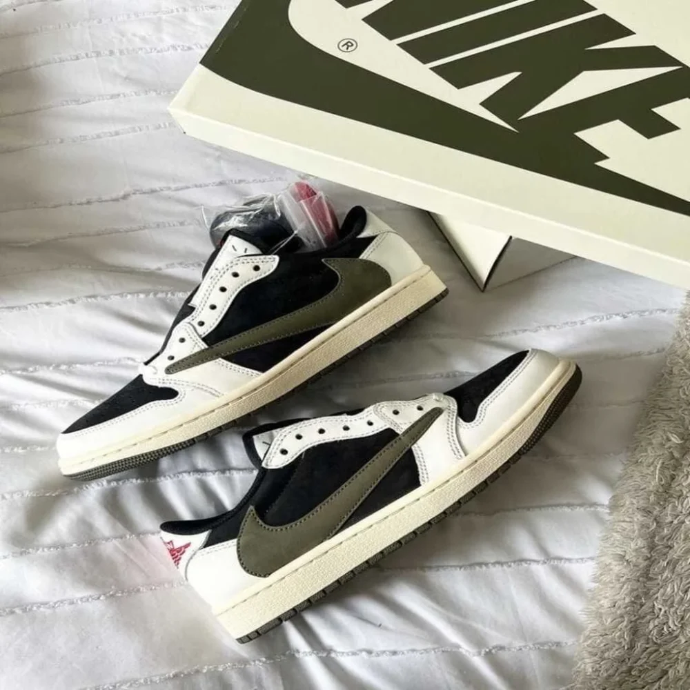 Nike Air Jordan 1 Low x Travis Scott Olive Green