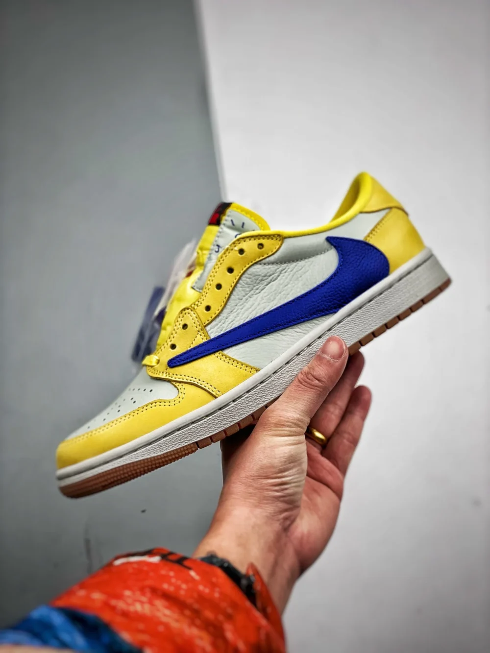 Travis Scott X Nike Air Jordan 1 Low Canary DZ4137-700
