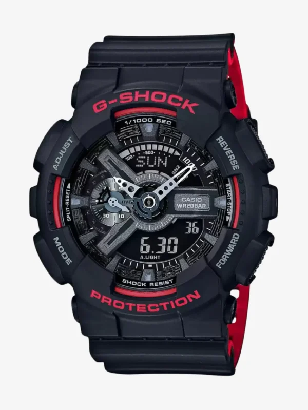 Casio G-Shock Analog-Digital Black & Red GA-110HR-1A