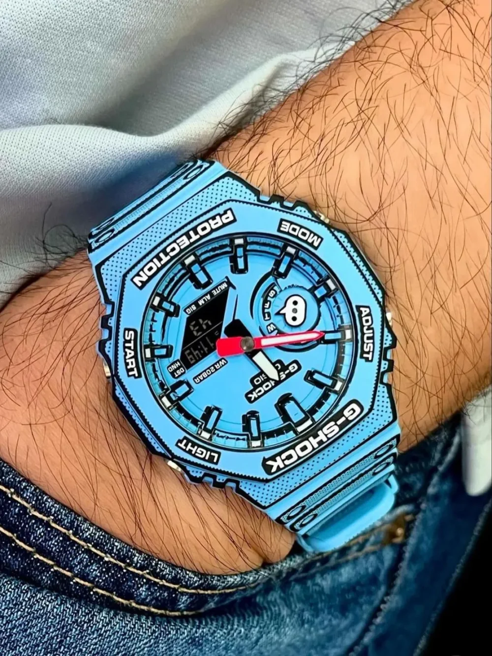 Casio G-Shock GA-2100MNG-2AJR Manga Theme Series