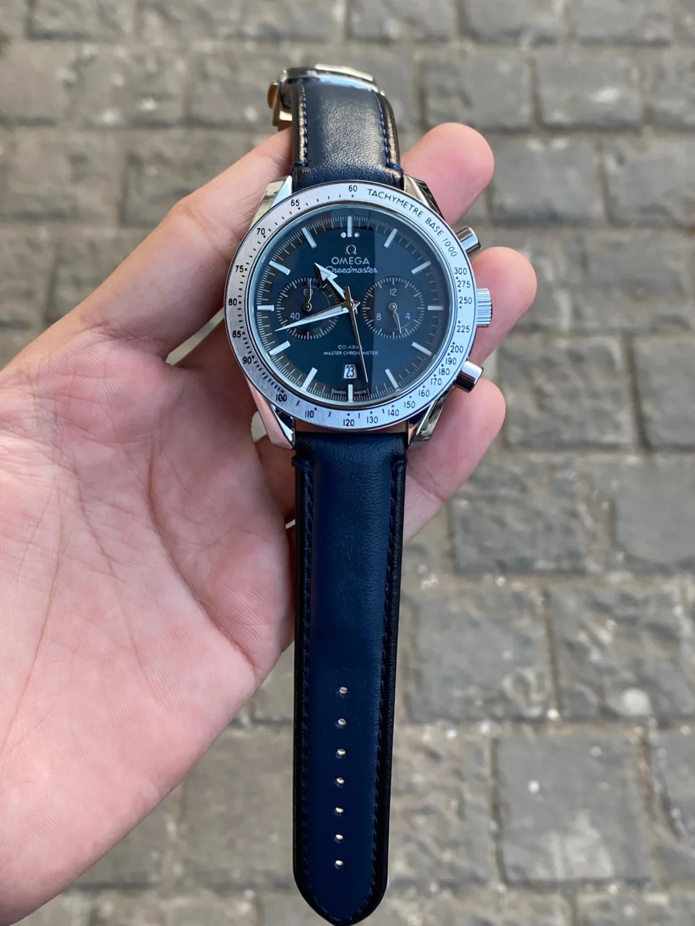 Omega Speedmaster '57 Chronograph Blue Dial 40.5 mm