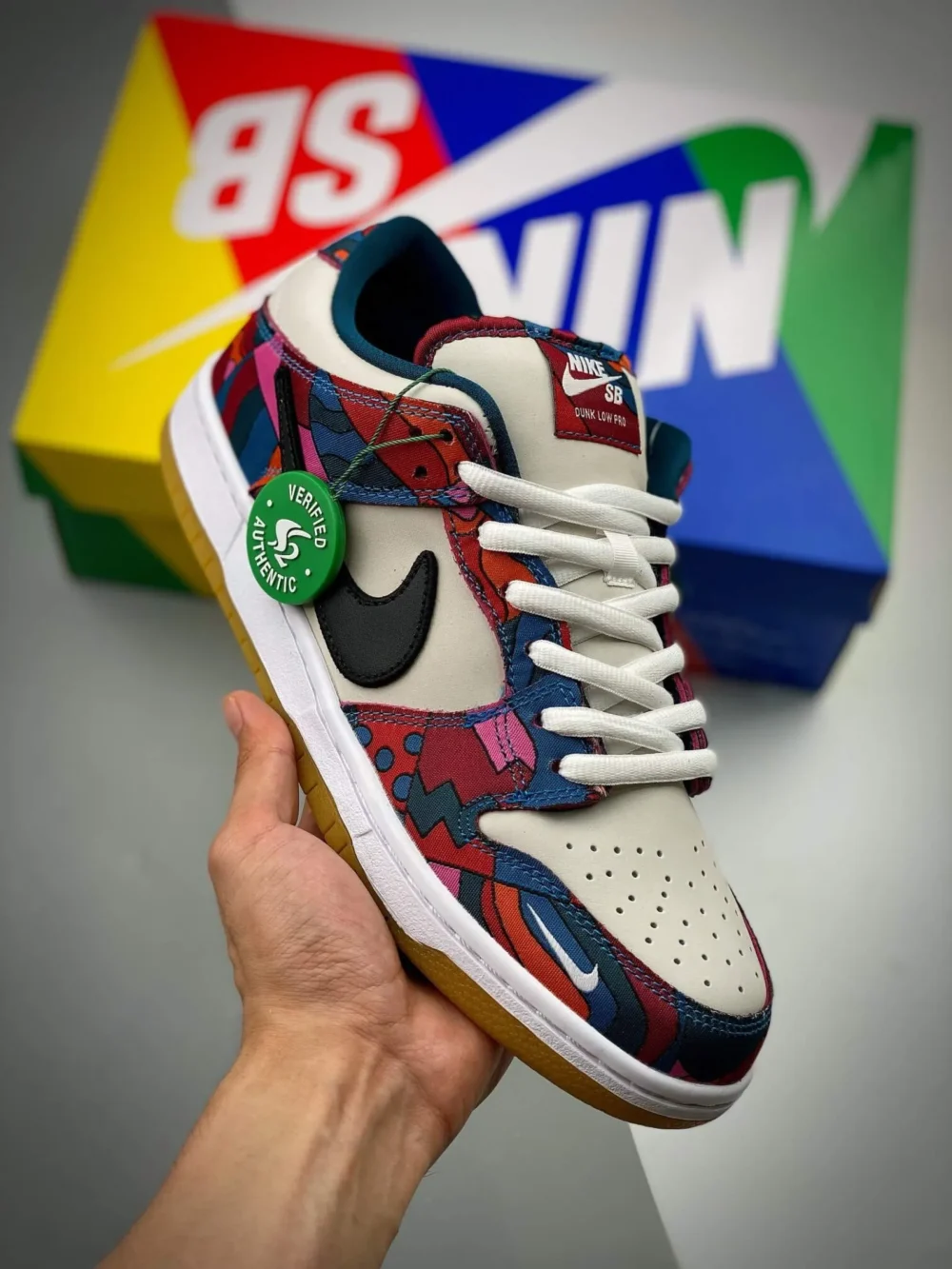 Parra X Nike Sb Dunk Low Pro Qs Abstract Art