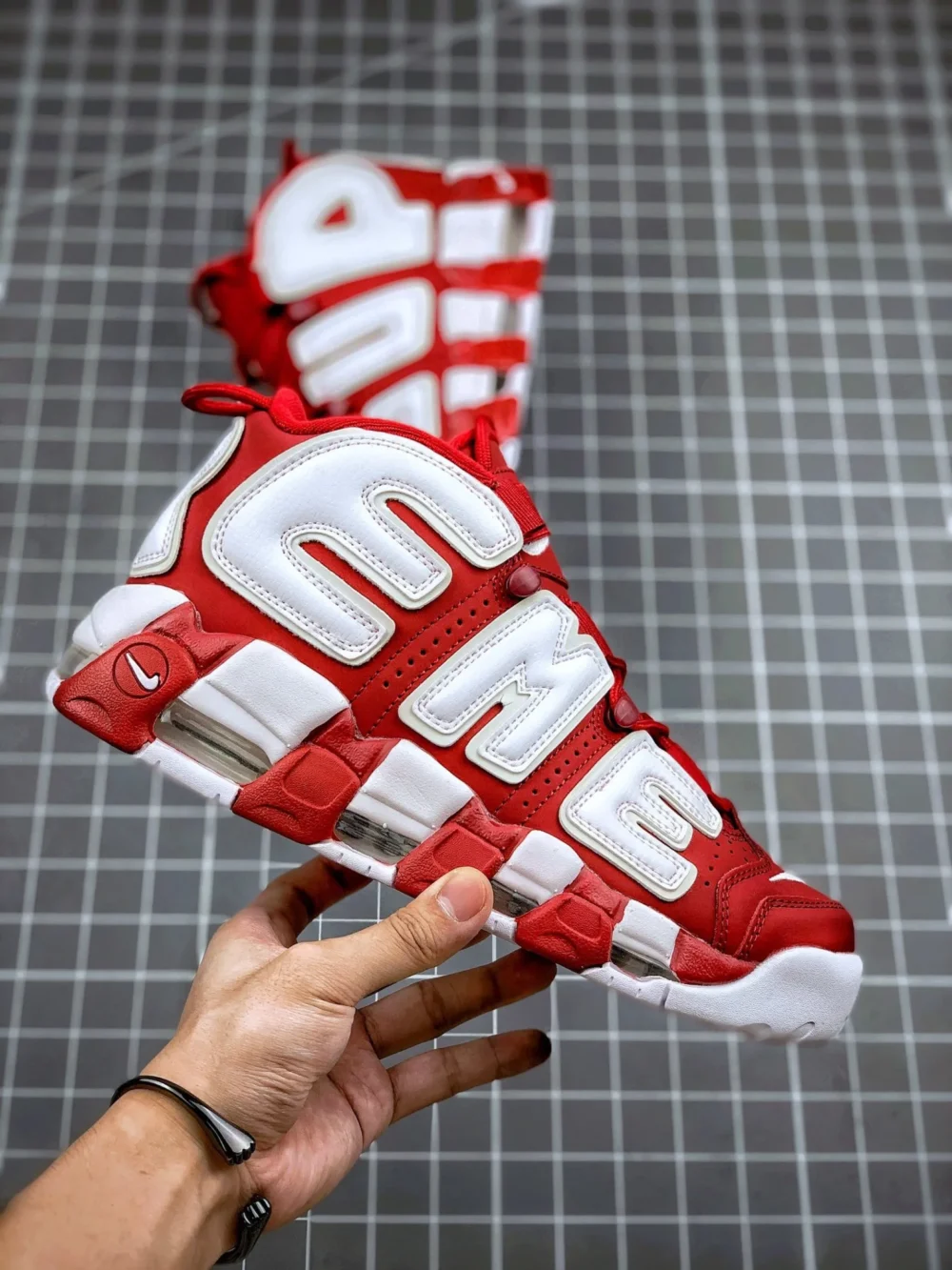 Supreme x Nike Air More Uptempo Suptempo Red