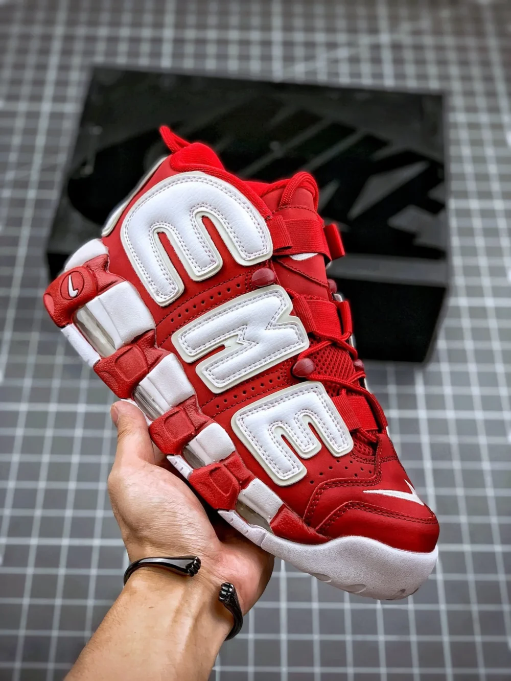 Supreme x Nike Air More Uptempo Suptempo Red
