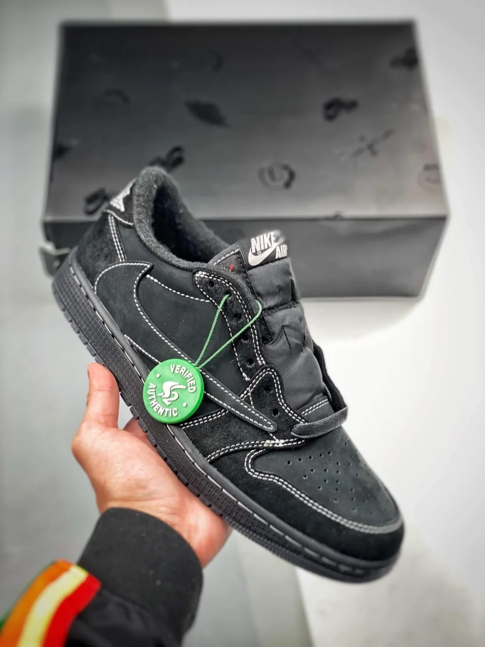 Travis Soctt X Nike Air Jordan 1 Low Og Black Phantom