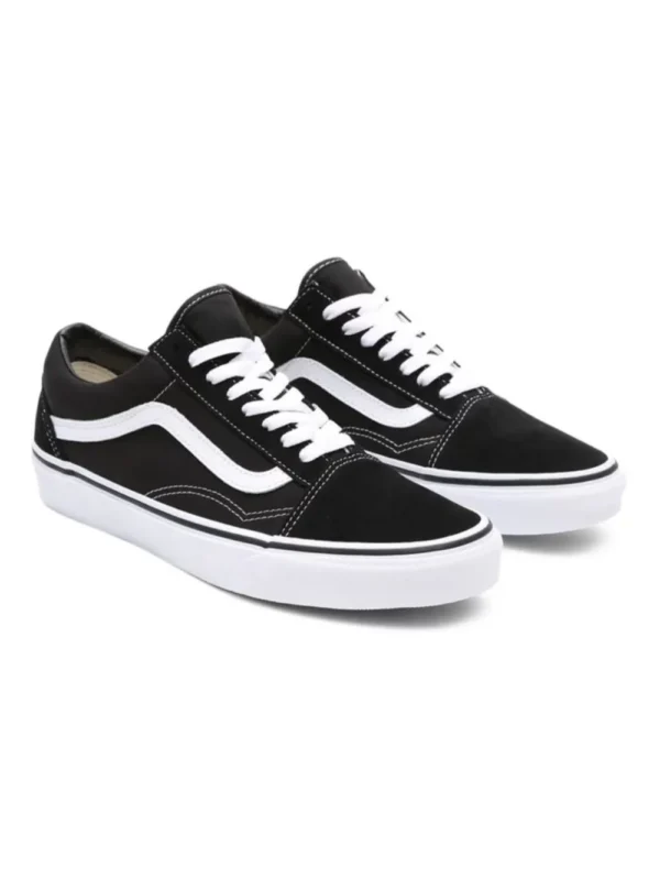Vans Old Skool Black White Sneakers For Sale