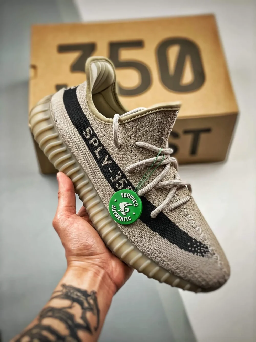 Yeezy Boost 350 V2 'Slate' Beige Black For Sale