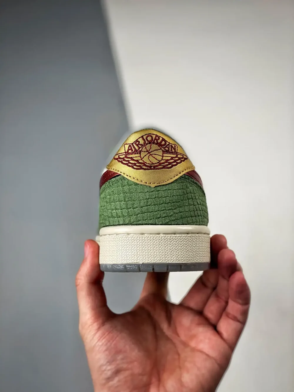 Air Jordan 1 Low OG ‘Year of the Dragon’ Sail/Cedar-Oil Green