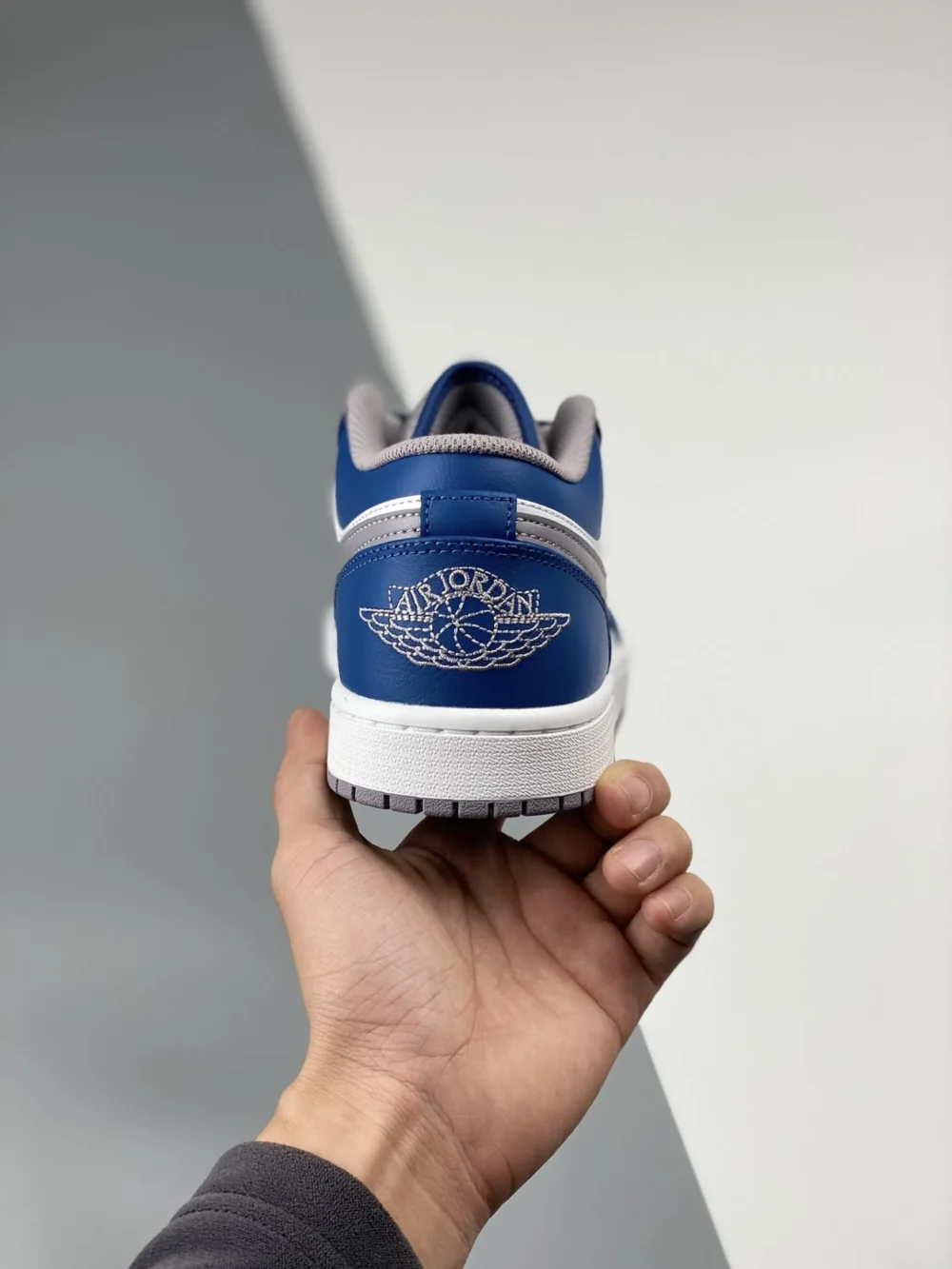 Air Jordan 1 Low True Blue/White/Cement Grey