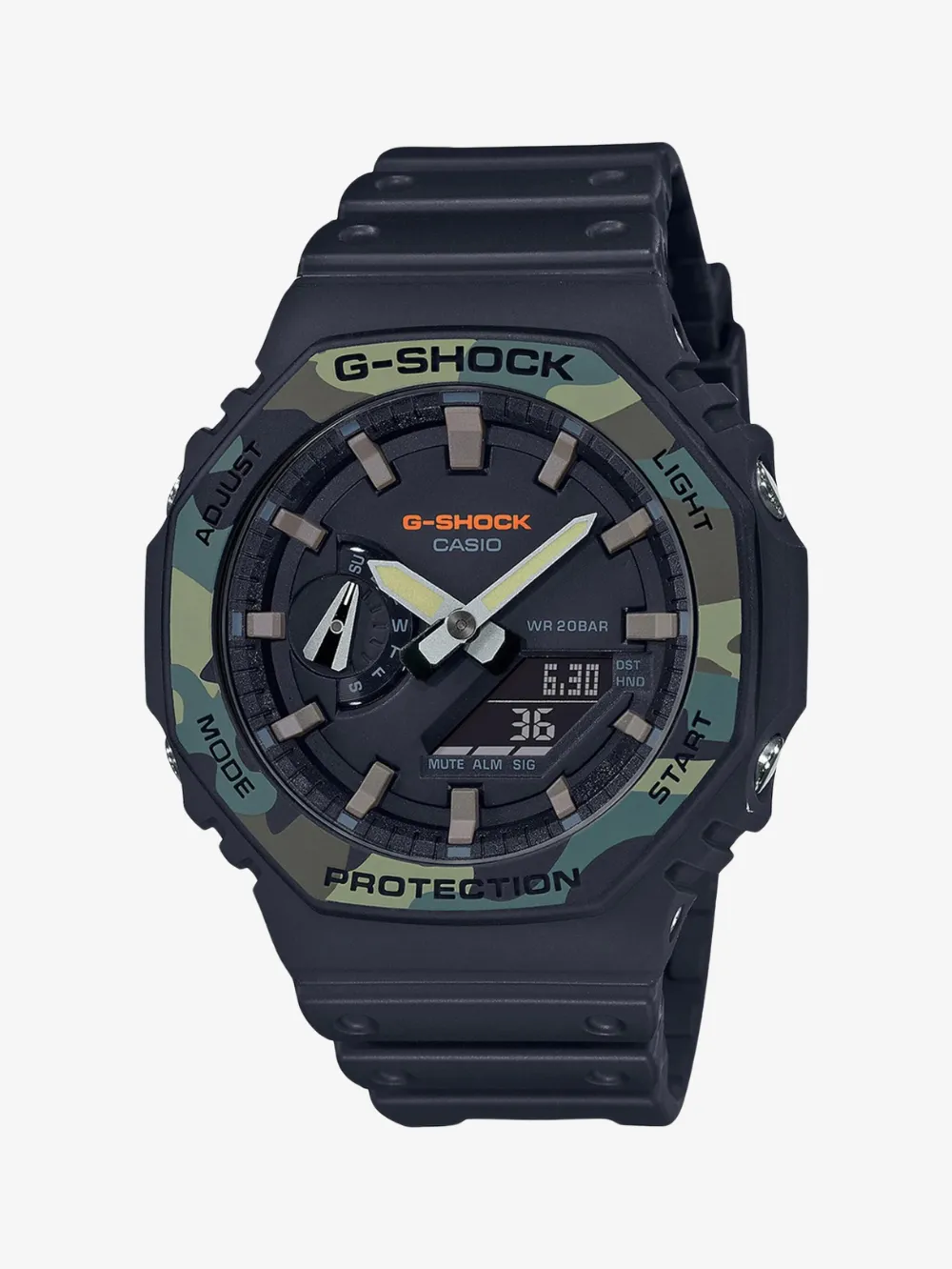 CASIO G-Shock Carbon Core Guard Analog-Digital Watch - For Men G1047 (GA-2100SU-1ADR)