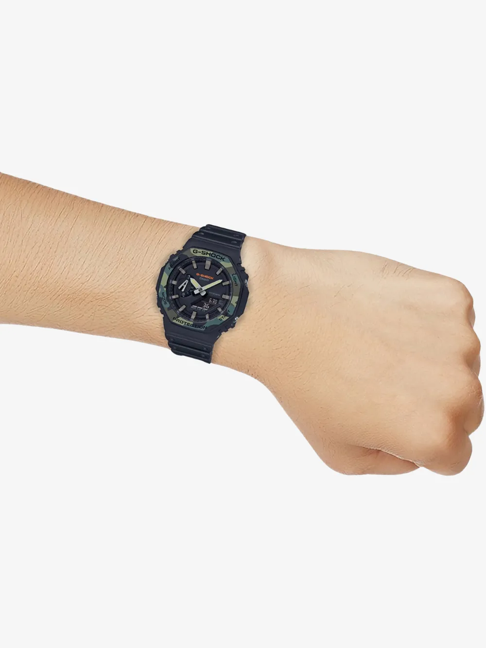 CASIO G-Shock Carbon Core Guard Analog-Digital Watch - For Men G1047 (GA-2100SU-1ADR)