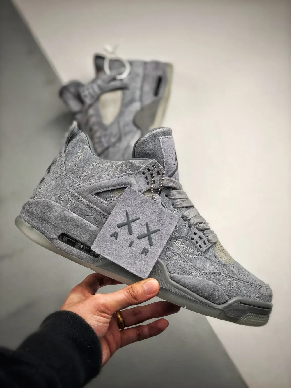 KAWS x Air Jordan 4 Cool Grey White