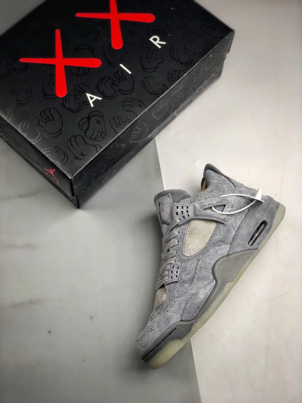 KAWS x Air Jordan 4 Cool Grey White