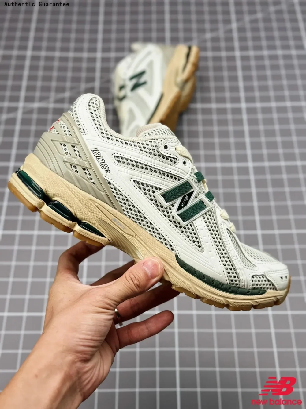 New Balance 1906R White Green Cream