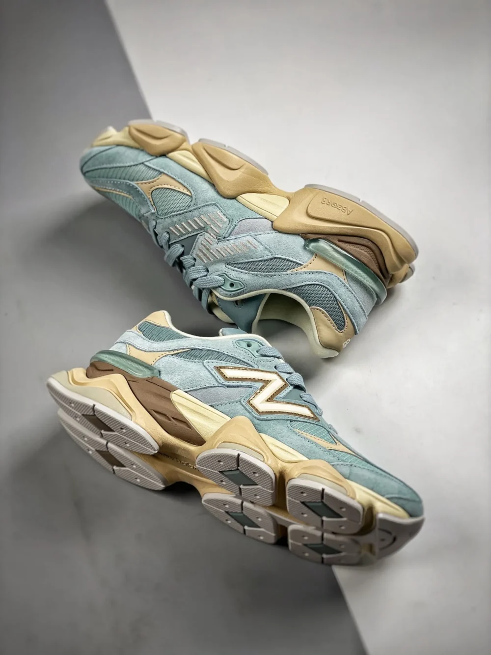 New Balance 9060 Blue Beige-Brown